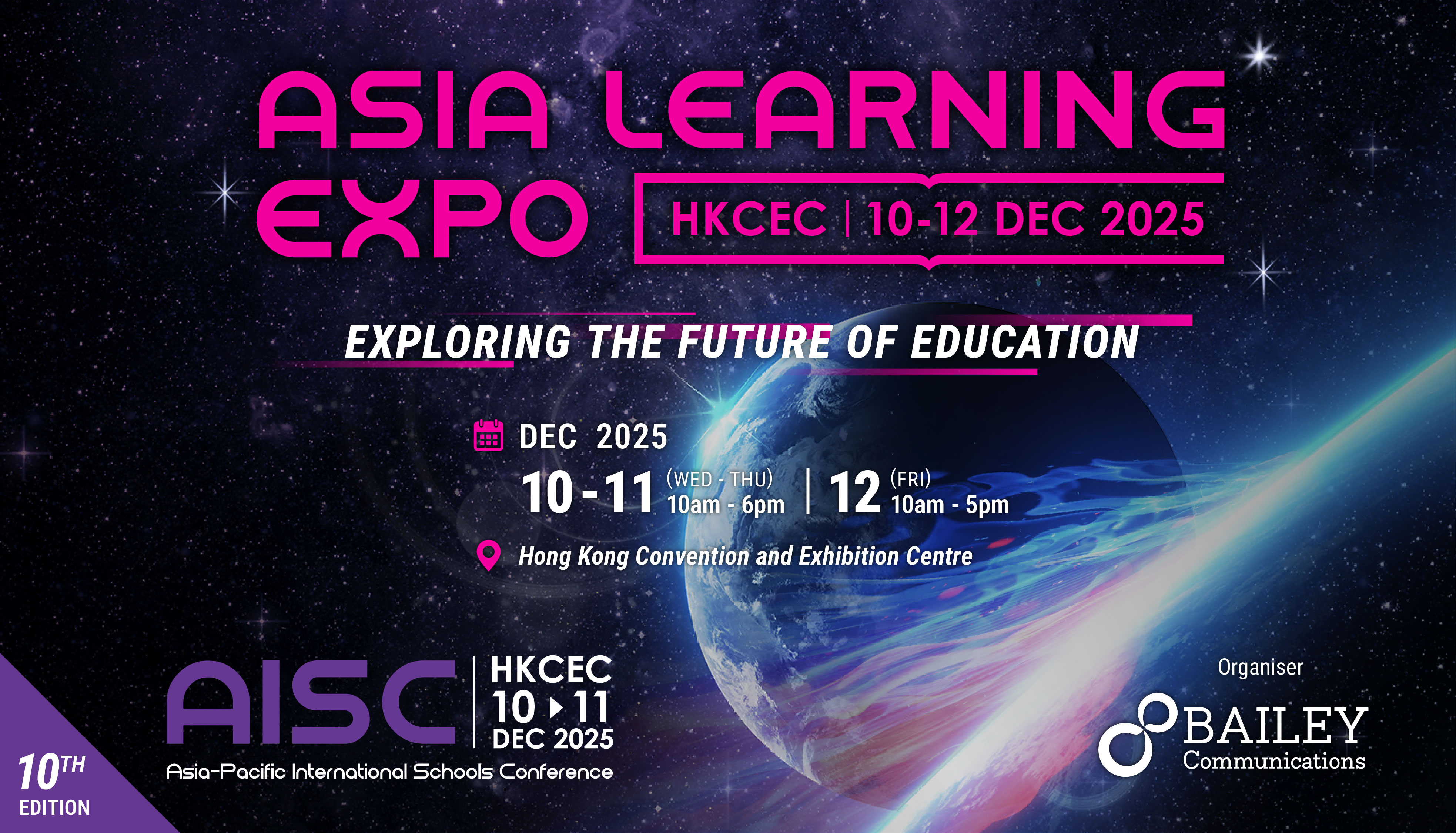 Asia Learning Expo & Asia-Pacific International Schools Conference — Exploring the Future of Education